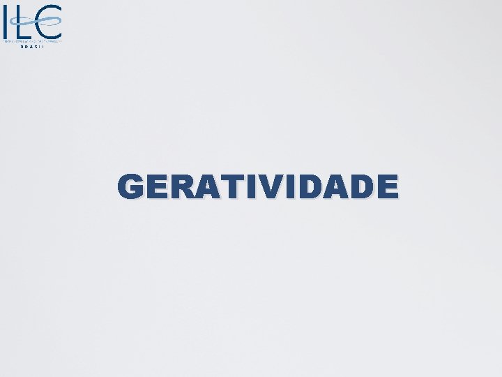 GERATIVIDADE 