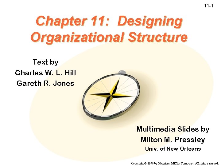 11 1 Chapter 11 Designing Organizational Structure Text