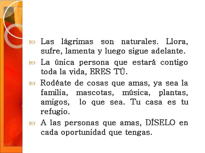 Las lágrimas son naturales. Llora, sufre, lamenta y luego sigue adelante. La única persona Las lágrimas son naturales. Llora, sufre, lamenta y luego sigue adelante. La única persona