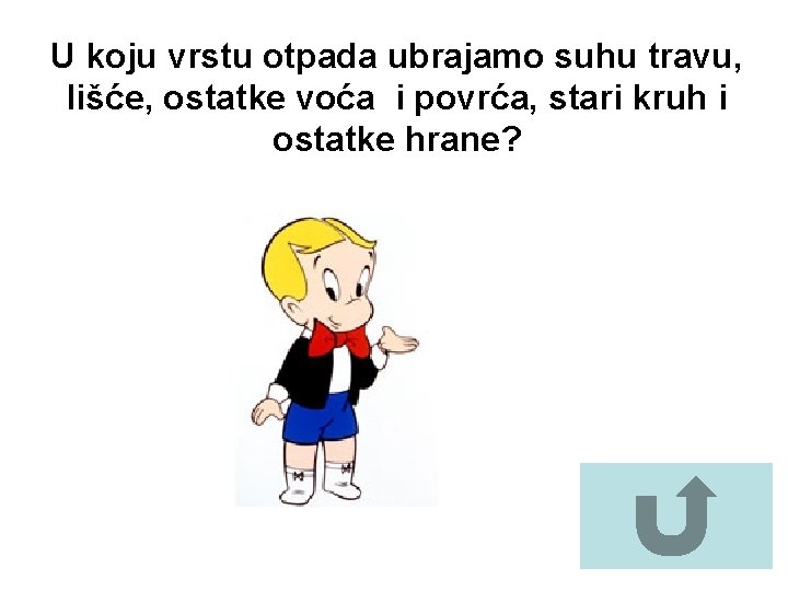 U koju vrstu otpada ubrajamo suhu travu, lišće, ostatke voća i povrća, stari kruh