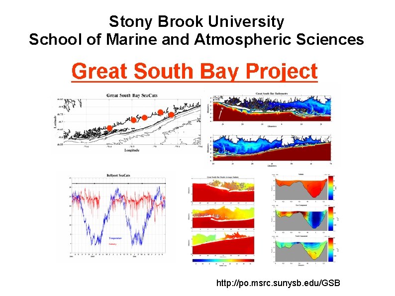 Stony Brook University School of Marine and Atmospheric Sciences http: //po. msrc. sunysb. edu/GSB