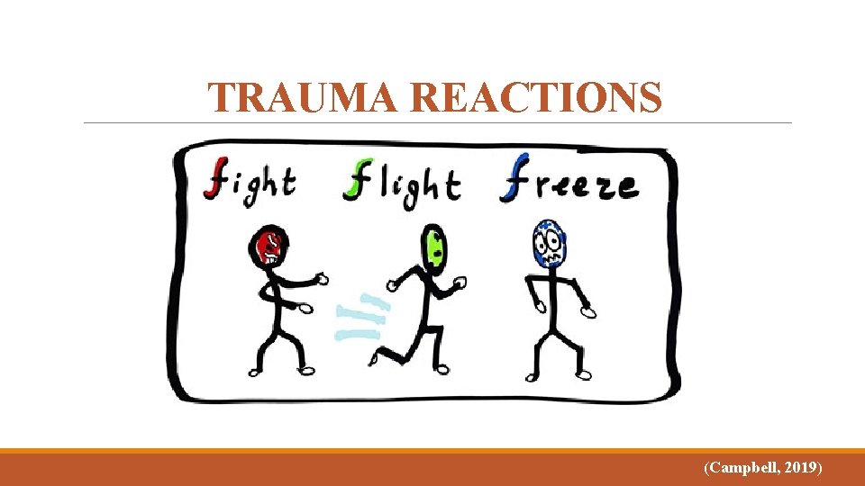 TRAUMA REACTIONS (Campbell, 2019) 