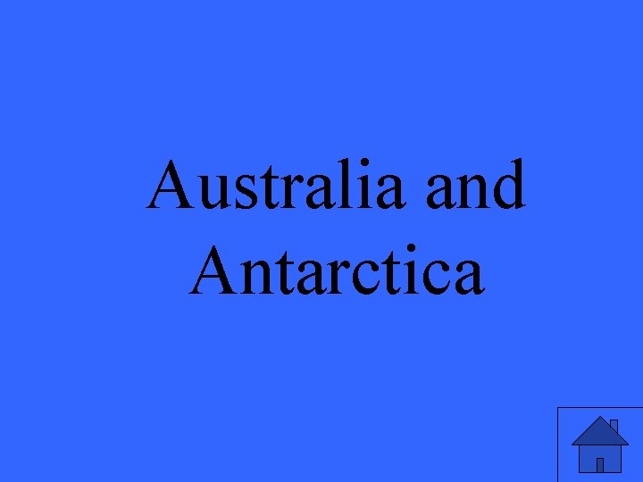 Australia and Antarctica 