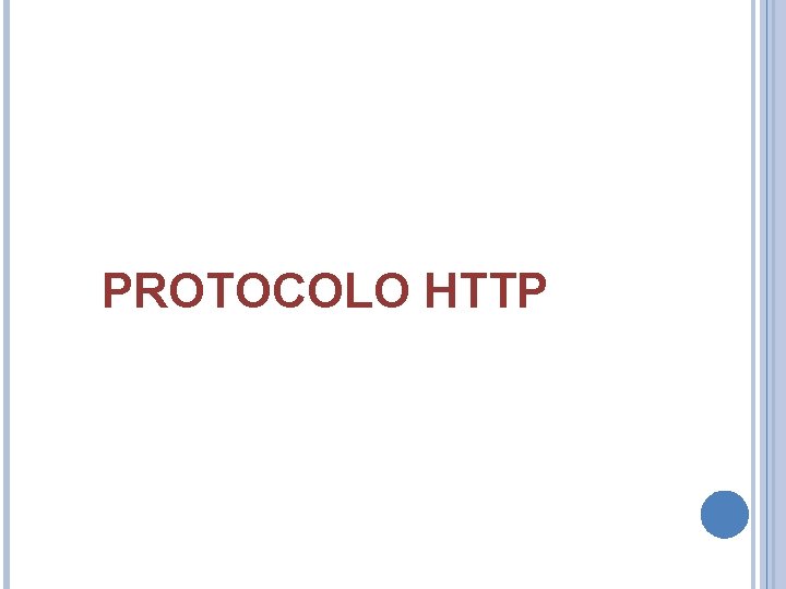 PROTOCOLO HTTP 