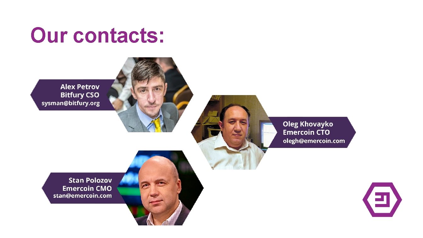 Our contacts: 