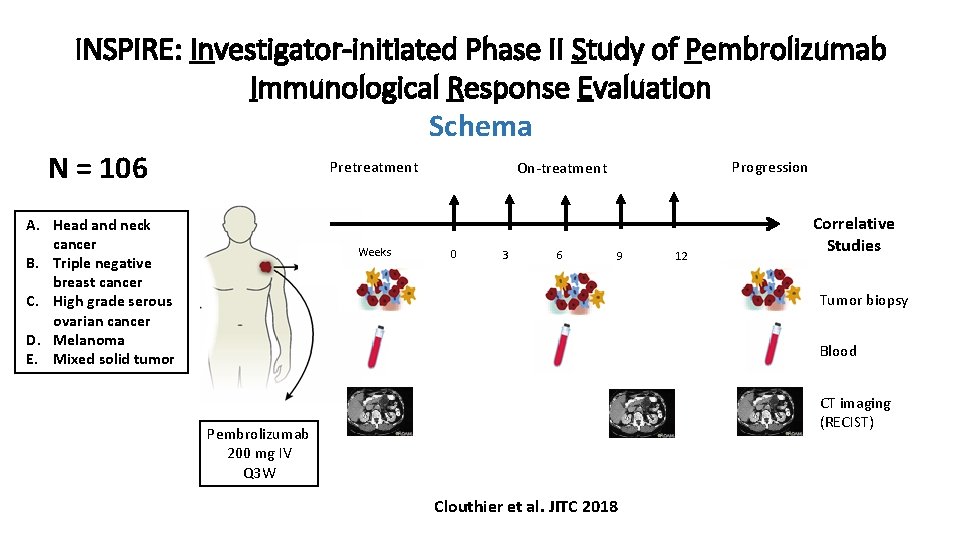 INSPIRE: Investigator-initiated Phase II Study of Pembrolizumab Immunological Response Evaluation Schema Pretreatment Progression On-treatment