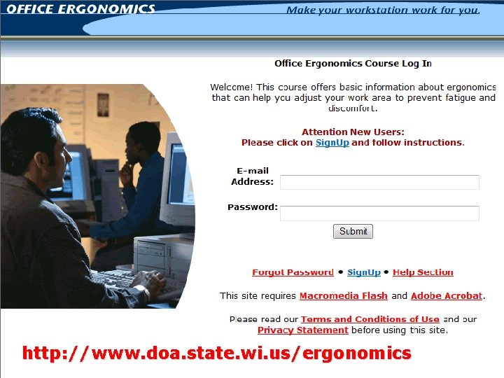http: //www. doa. state. wi. us/ergonomics 