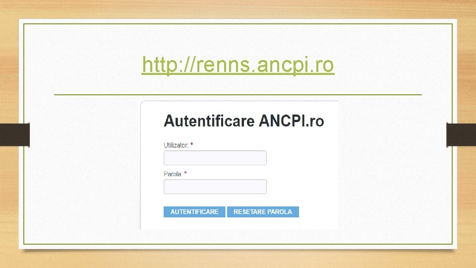 http: //renns. ancpi. ro 