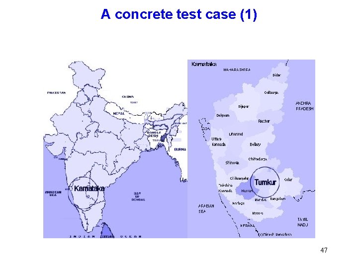 A concrete test case (1) 47 