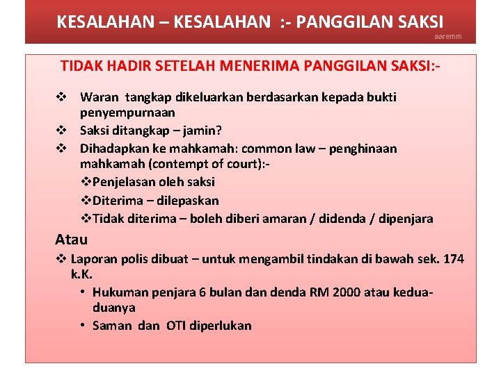 Jabatan Alam Sekitar Teknik Memberi Keterangan Permasalahan Yang