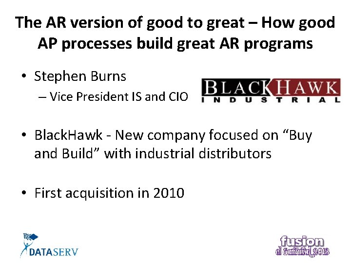 The AR version of good to great – How good AP processes build great