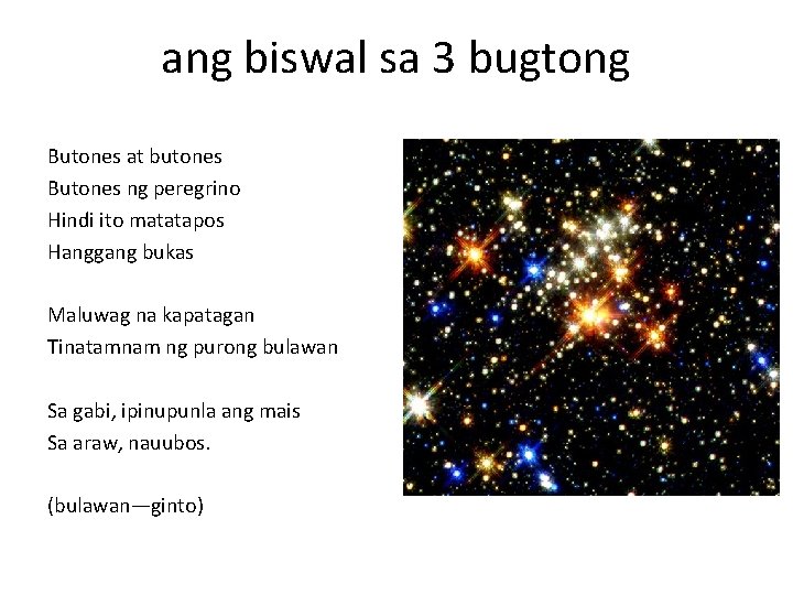 ang biswal sa 3 bugtong Butones at butones Butones ng peregrino Hindi ito matatapos ang biswal sa 3 bugtong Butones at butones Butones ng peregrino Hindi ito matatapos