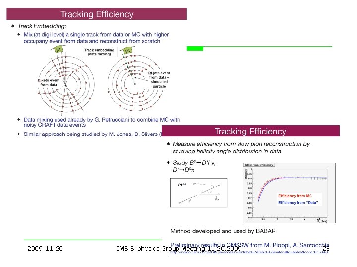 2009 -11 -20 CMS B-physics Group Meeting 11, 2009 23 2009 -11 -20 CMS B-physics Group Meeting 11, 2009 23