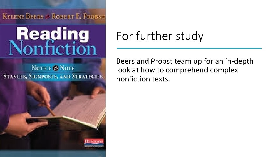 For further study Beers and Probst team up for an in-depth look at how