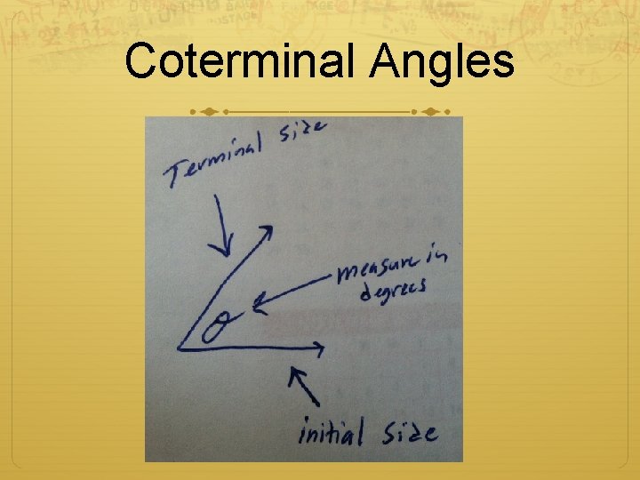 Coterminal Angles 