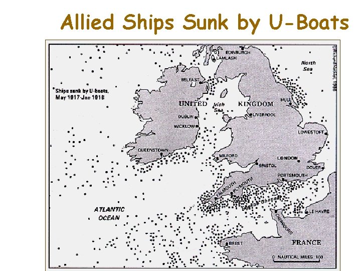 Allied Ships Sunk by U-Boats 