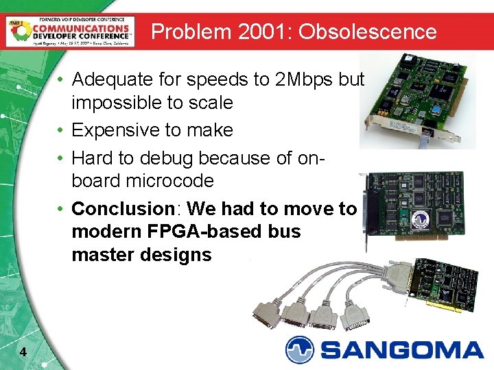 Problem 2001: Obsolescence • Adequate for speeds to 2 Mbps but impossible to scale