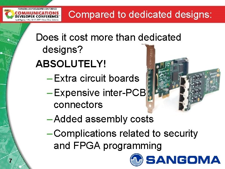 Compared to dedicated designs: Does it cost more than dedicated designs? ABSOLUTELY! – Extra