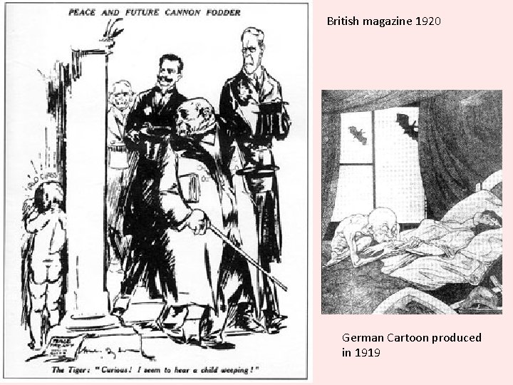 British magazine 1920 German Cartoon produced in 1919 