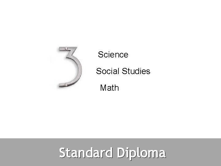 Science Social Studies Math Standard Diploma 