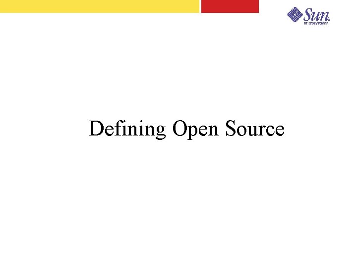 Defining Open Source 