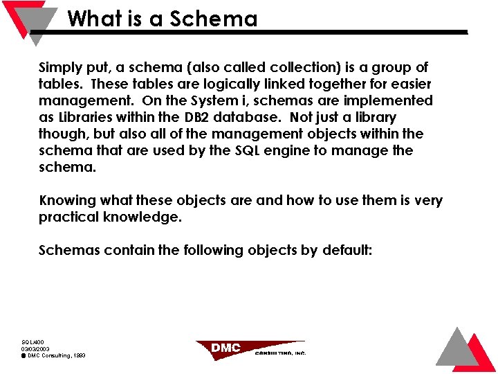 What is a Schema Simply put, a schema (also called collection) is a group