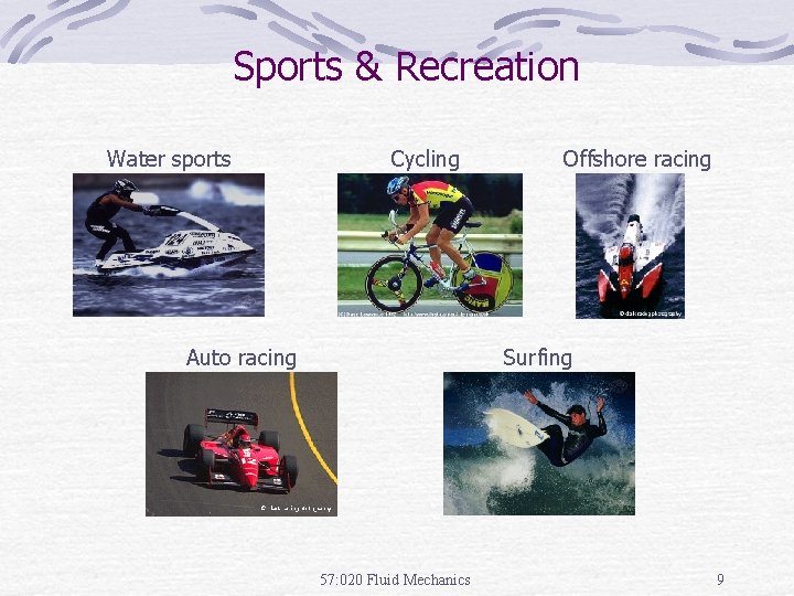 Sports & Recreation Water sports Cycling Auto racing Offshore racing Surfing 57: 020 Fluid