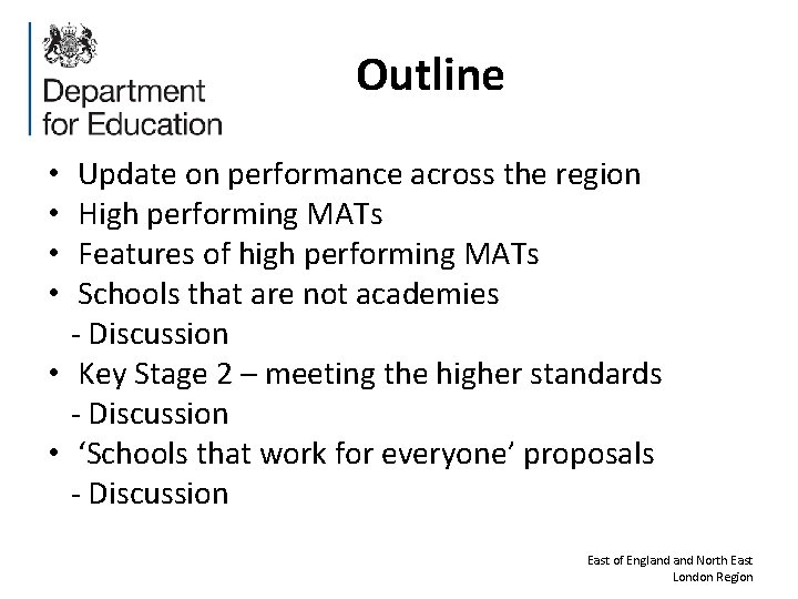 Outline Update on performance across the region High performing MATs Features of high performing