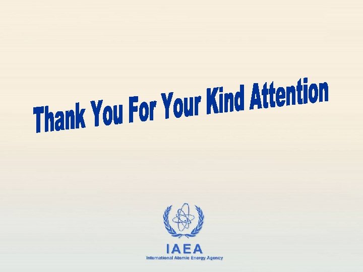 IAEA International Atomic Energy Agency 
