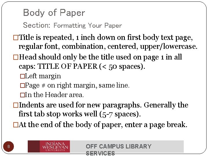 APA Writing Style In Text Citations and References