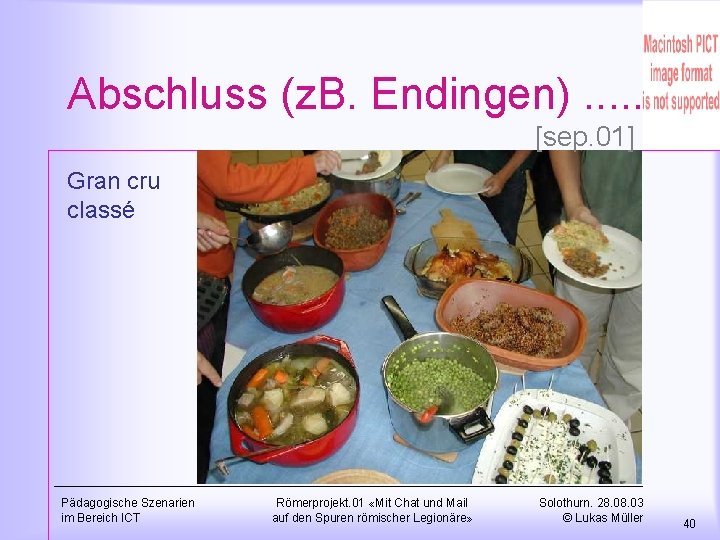 Abschluss (z. B. Endingen). . . [sep. 01] Gran cru classé Pädagogische Szenarien im