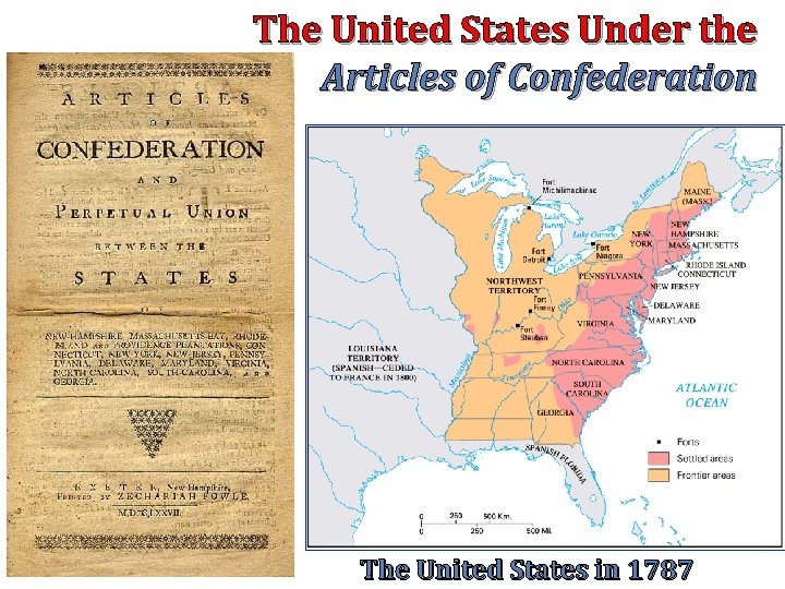 The United States Under the Articles of Confederation