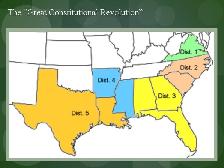 The “Great Constitutional Revolution” 