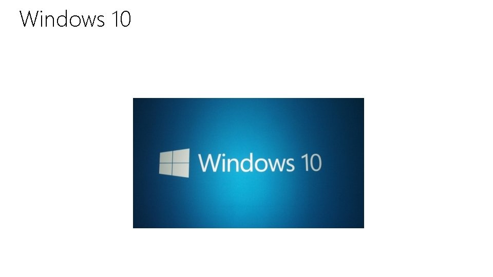 Windows 10 