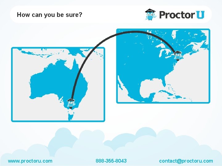 How can you be sure? www. proctoru. com 888 -355 -8043 contact@proctoru. com 