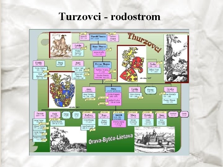 Turzovci - rodostrom 