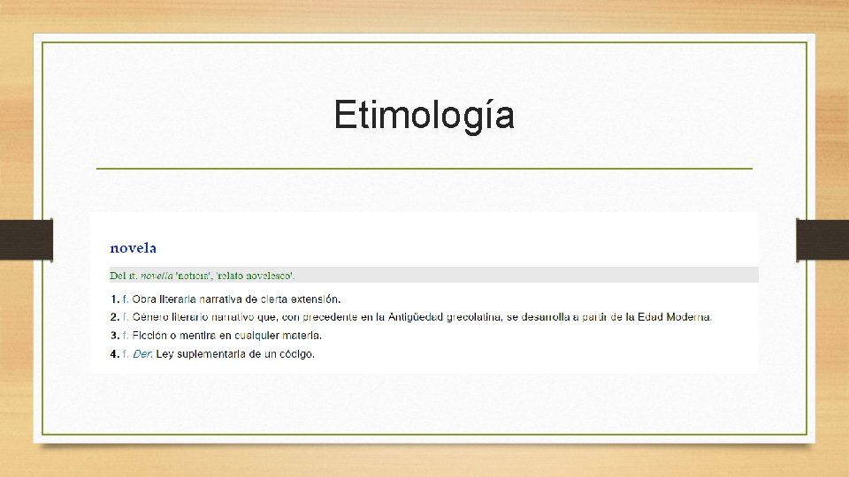 Etimología 