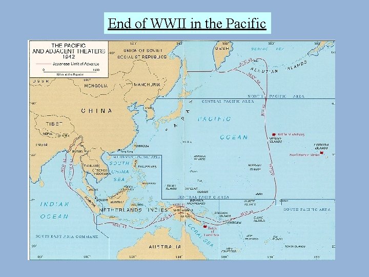 End of WWII in the Pacific 