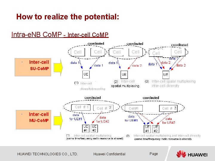How to realize the potential: Intra-e. NB Co. MP - Inter-cell Co. MP Cell