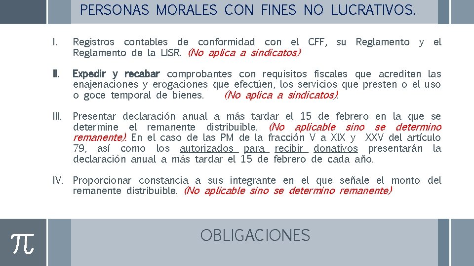 PERSONAS MORALES CON FINES NO LUCRATIVOS. I. Registros contables de conformidad con el CFF,