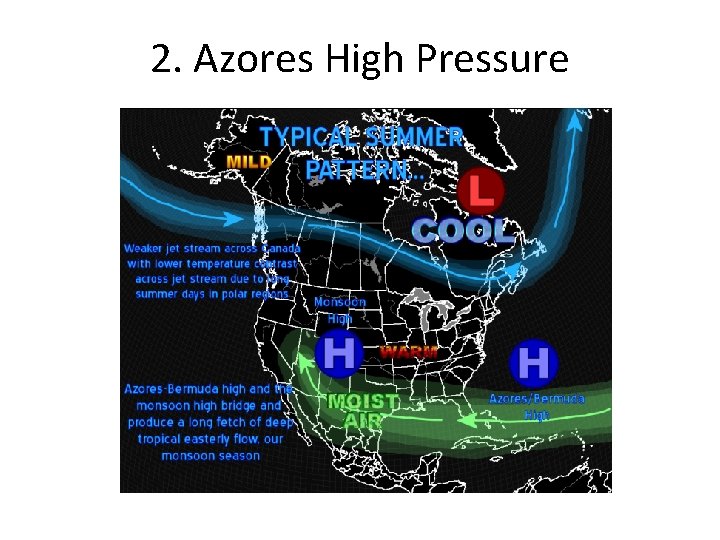 2. Azores High Pressure 