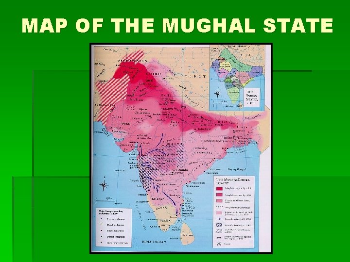 MAP OF THE MUGHAL STATE 