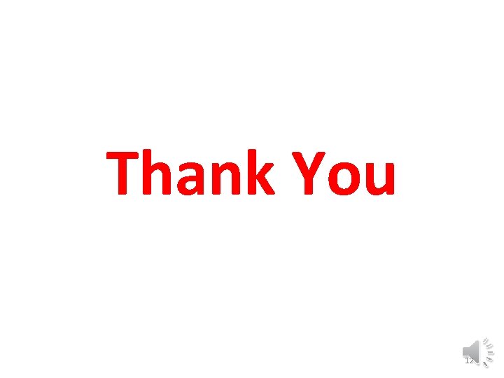 Thank You 12 