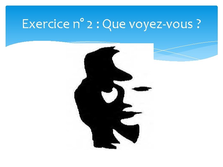 Exercice n° 2 : Que voyez-vous ? 