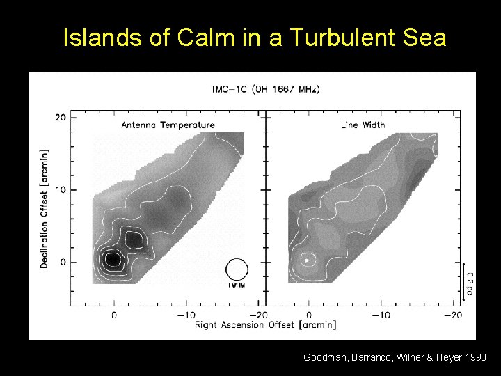 Islands of Calm in a Turbulent Sea Goodman, Barranco, Wilner & Heyer 1998 