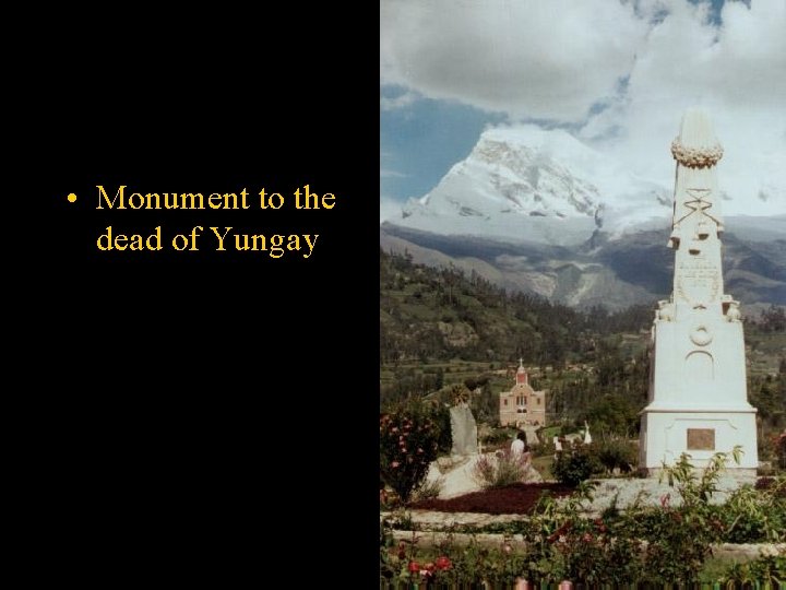  • Monument to the dead of Yungay 