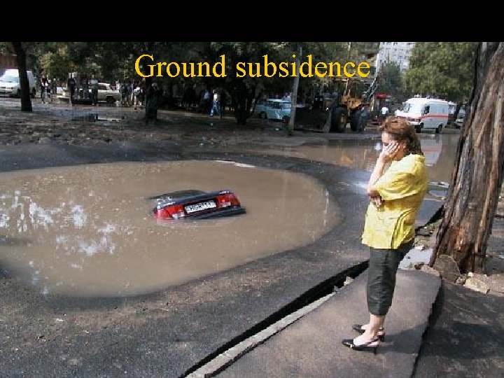 Ground subsidence 