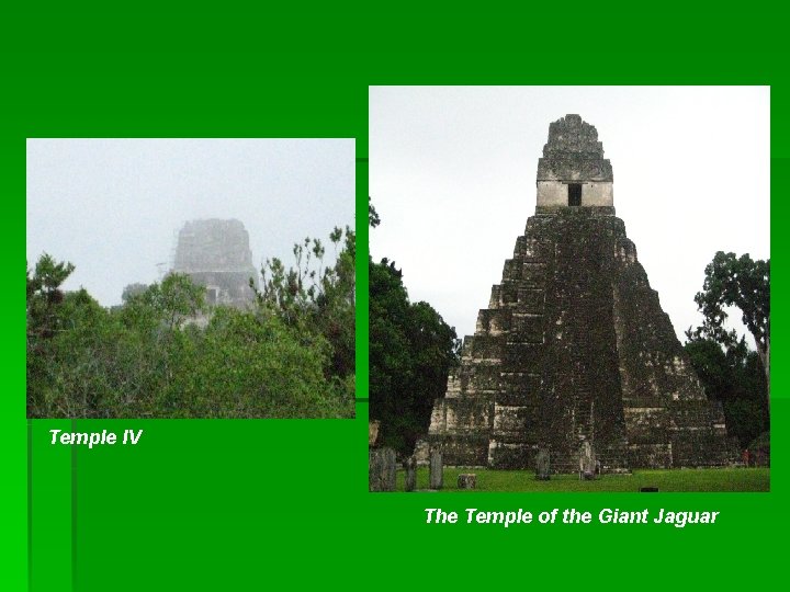 Temple IV The Temple of the Giant Jaguar 