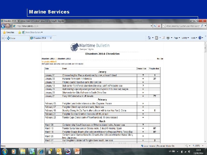 Marine Services 