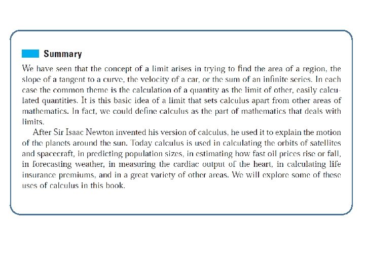 MA 180 Introduction Calculus is a Latin word